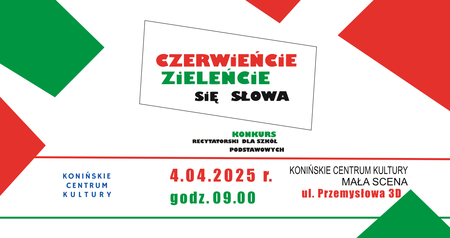 Grafika - raproszenie na konkurs recytatorski